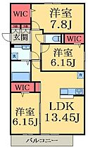 千葉県千葉市緑区おゆみ野３丁目（賃貸アパート3LDK・2階・76.21㎡） その2