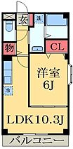 千葉県千葉市緑区鎌取町（賃貸マンション1LDK・3階・40.80㎡） その2