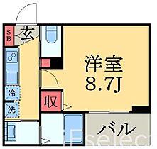 千葉県千葉市中央区末広４丁目（賃貸マンション1K・3階・25.87㎡） その2