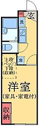 レオパレス昴555D 1Kの間取図画像