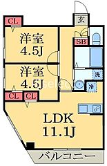 物件の間取り