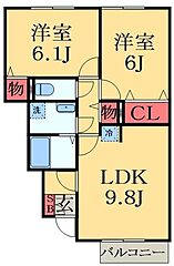 物件の間取り