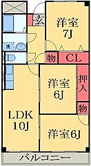 物件の間取り