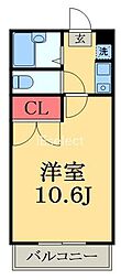 アークA 1Kの間取図画像