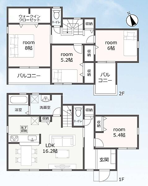 間取りを拡大表示