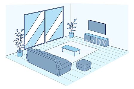 ■リビング■寛ぎとコミュニケーションを育む居心地のよい場所。家族との時間、自分の時間共に大切にできる空間がここにあります。