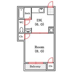 物件の間取り
