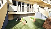 専用庭はペットの遊び場にも（ペットの飼育はご相談ください）
