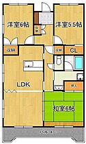 エクセレント中井  ｜ 福岡県北九州市小倉北区中井4丁目（賃貸マンション3LDK・4階・79.92㎡） その2