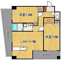 サンシャイン・ポート中井  ｜ 福岡県北九州市小倉北区中井5丁目（賃貸マンション2LDK・5階・63.04㎡） その2