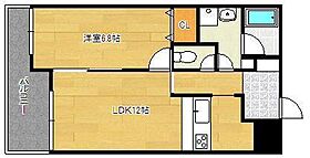 ビアリッツ  ｜ 福岡県北九州市小倉北区中井1丁目（賃貸マンション1LDK・4階・45.82㎡） その2