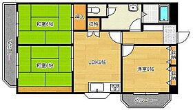 ロイヤルサルーン真鶴  ｜ 福岡県北九州市小倉北区真鶴1丁目（賃貸マンション3LDK・4階・62.74㎡） その2