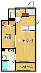 ラ・グリシーヌ 1階