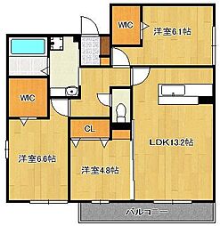 ラシュレ雅II 3階/-