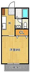 ビーライン中井B棟 2階