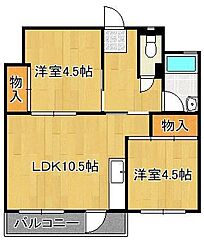 物件の間取り