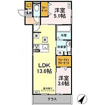 GRAND　D-room若林西  ｜ 愛知県豊田市若林西町六反ケ坪（賃貸アパート2LDK・1階・52.72㎡） その2