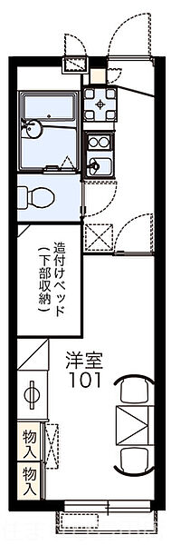 レオパレス三本松ヒルズ ｜愛知県みよし市打越町三本松(賃貸アパート1K・2階・22.35㎡)の写真 その2