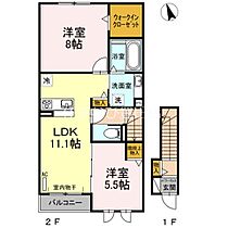 草々庭ハウス　Ｂ棟  ｜ 愛知県豊田市東新町4丁目（賃貸アパート2LDK・2階・62.81㎡） その2