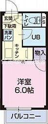 間取図画像 1K