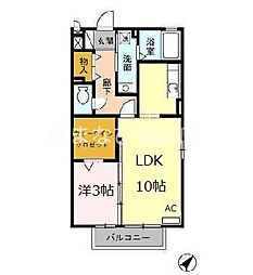 I.Tresor 1LDKの間取図画像
