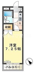 タートル21 1Kの間取図画像