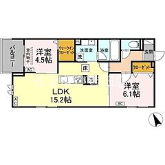 物件の間取り