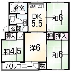 間取図画像 3LDK