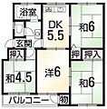 神陵台西住宅58号棟5階180万円