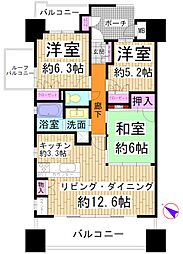 間取図画像 3LDK