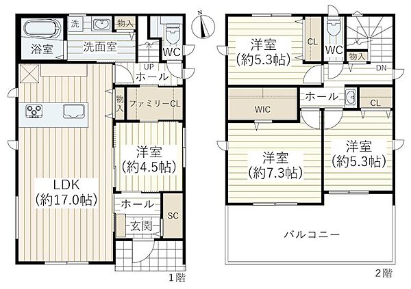 間取りを拡大表示