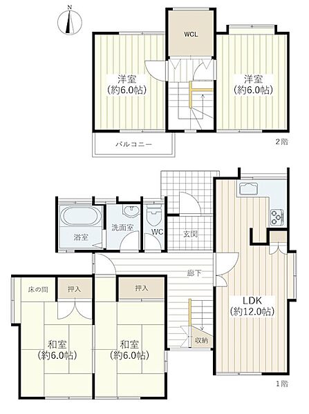 間取りを拡大表示