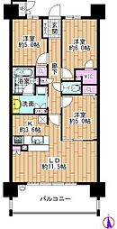 間取図画像 3LDK