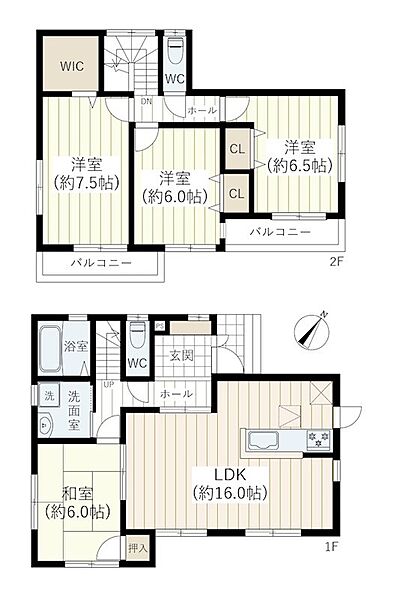間取りを拡大表示