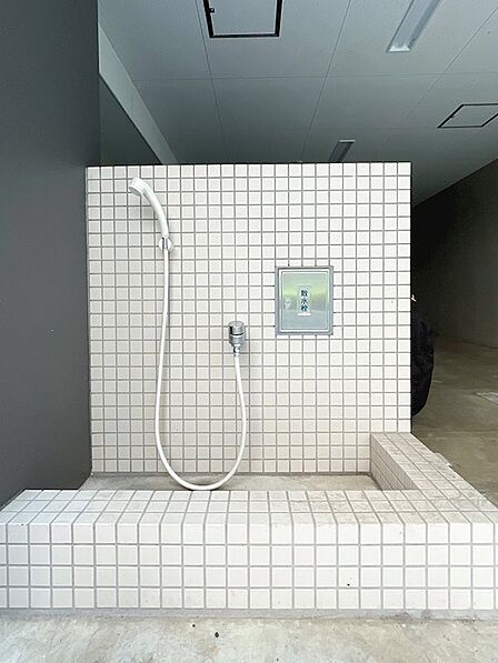 ペット足洗い場