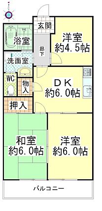代表間取り:3...