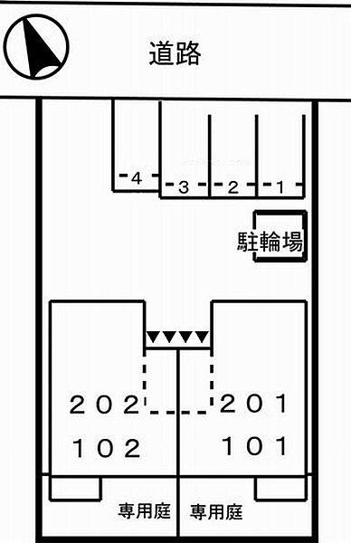 兵庫県姫路市飾磨区今在家7丁目(賃貸アパート2LDK・2階・65.14㎡)の写真 その16