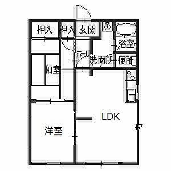 兵庫県加古川市加古川町北在家(賃貸アパート2LDK・1階・48.52㎡)の写真 その2