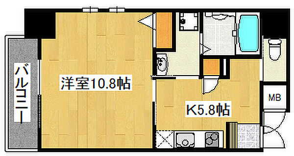 兵庫県加古川市平岡町新在家1丁目(賃貸マンション1R・4階・36.48㎡)の写真 その2