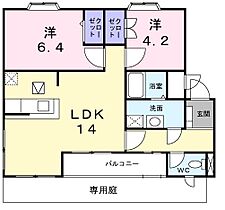 兵庫県神戸市西区玉津町二ツ屋（賃貸マンション2LDK・1階・59.61㎡） その2