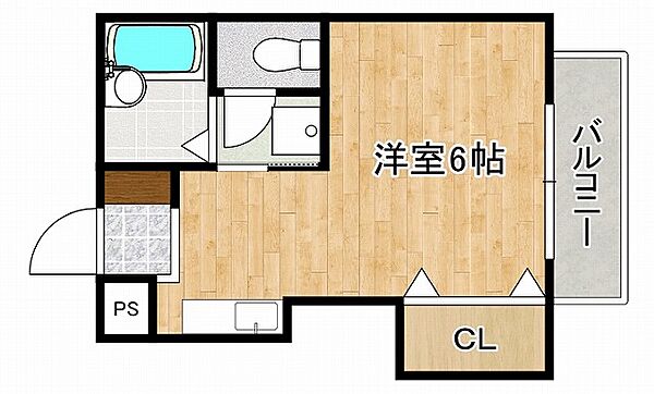 兵庫県神戸市東灘区北青木4丁目(賃貸マンション1R・2階・23.33㎡)の写真 その2