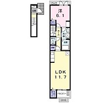 兵庫県加古川市平岡町新在家（賃貸アパート1LDK・2階・46.68㎡） その2