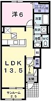 兵庫県姫路市網干区北新在家（賃貸アパート1LDK・1階・50.29㎡） その2