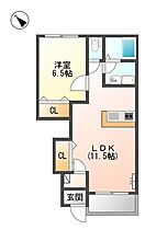 兵庫県加古川市尾上町安田（賃貸アパート1LDK・1階・44.95㎡） その2