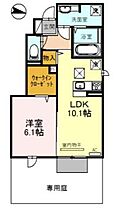 兵庫県三木市福井1丁目（賃貸アパート1LDK・1階・43.24㎡） その2