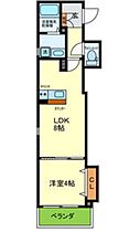 兵庫県神戸市須磨区北町3丁目（賃貸マンション1LDK・2階・28.72㎡） その2