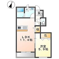 兵庫県加東市上中3丁目（賃貸アパート1LDK・1階・42.52㎡） その2