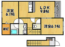 兵庫県神戸市西区玉津町西河原（賃貸アパート2LDK・2階・54.06㎡） その2