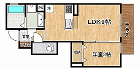 兵庫県神戸市東灘区本山中町3丁目（賃貸アパート1LDK・1階・30.84㎡） その2