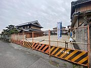 「現地写真」全２区画・お庭スペースも確保できる広々敷地約５０坪〜５２坪・ぜひ現地とご一緒にお近くのモデルハウスをご見学下さい。